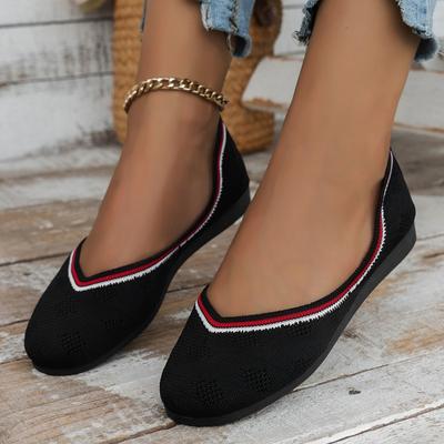 2024 Новая мода жаккардовый свитер, женская обувь на плоской подошве и шлепанцы, лоферы, тапочки, женские модельные туфли на низком каблуке, размер 36-43