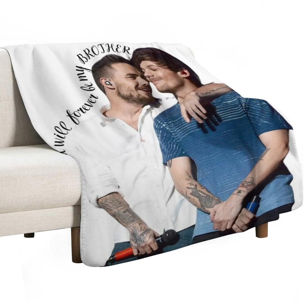Liam Louis Brothers Throw Blanket Luxurious Soft Blanket Holiday Gift for Family