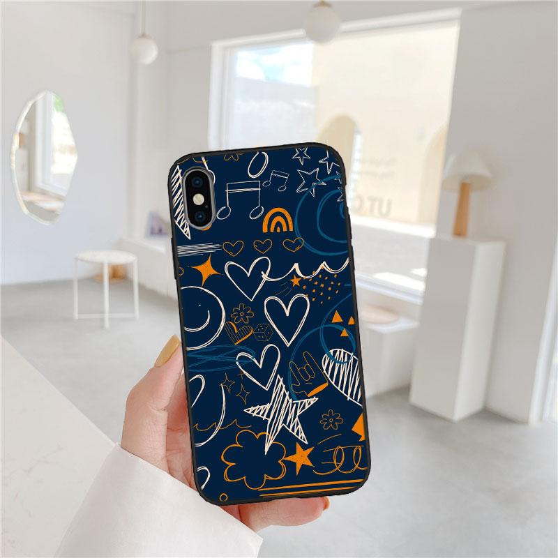 LO17 Calm Heart Art Soft Shell Phone Case for Samsung Galaxy S20 S21 S22 Ultra FE + Plus A21S A22 A24 A25 A26 A30 A30S A31