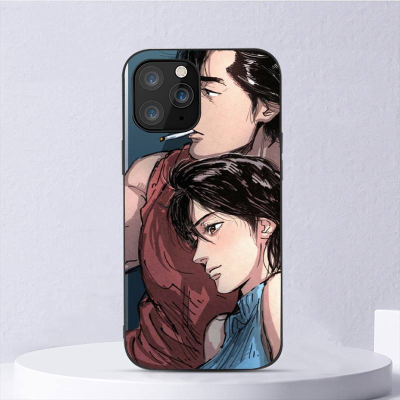 Чехол для телефона City Hunter с комиксами для Iphone 11 12 Mini 13 14 Pro Xs Max X 8 7 6s Plus 5 Se Xr Shell