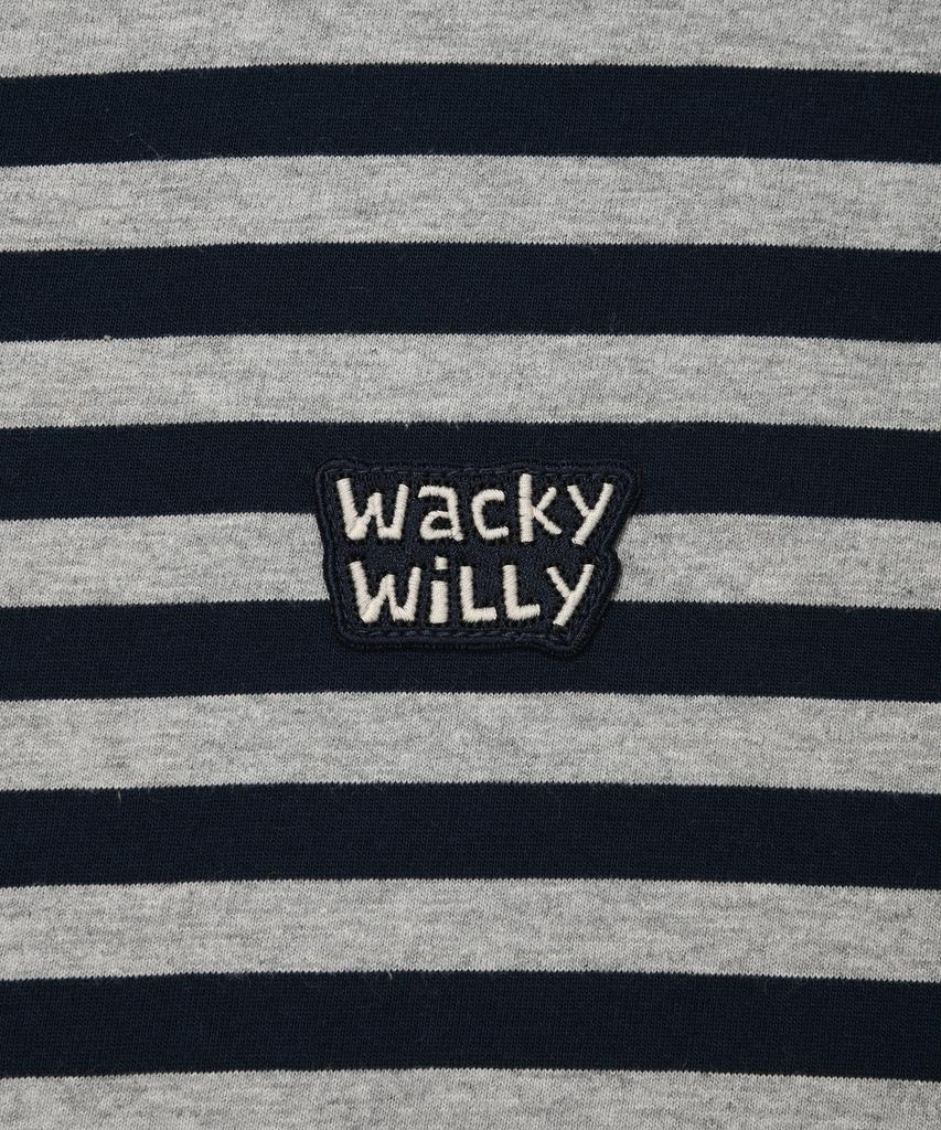 WACKY WILLY Полоска с маленьким логотипом, длинный рукав, темно-синий