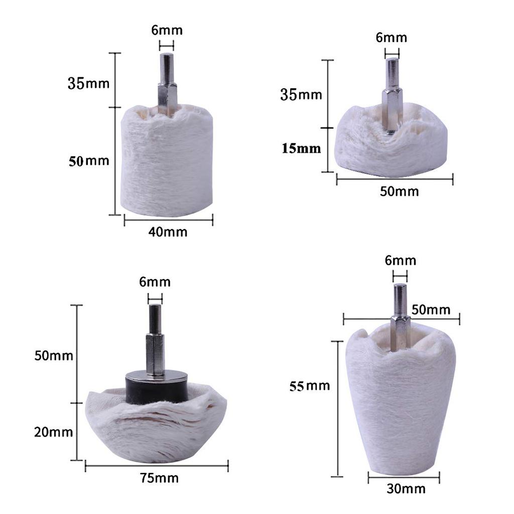 Полировальная насадка для алюминиевых дисков, ударная полировальная головка для электродрели, полировальная ткань для колес грузовиков YUESUO, полировальный круг для ударного гайковерта