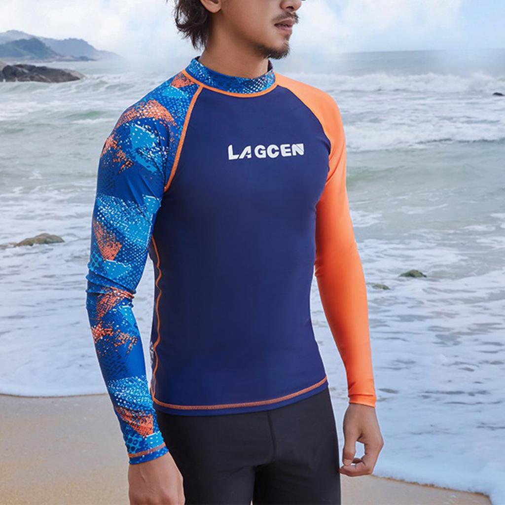 Мужской водолазный костюм, купальник, быстросохнущий купальник с длинными рукавами