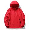 6266 Waterproof Hooded Windbreaker: Unisex Outdoor Thin Single-Layer Jacket for Mountaineering, Windproof and Three-Proof Design