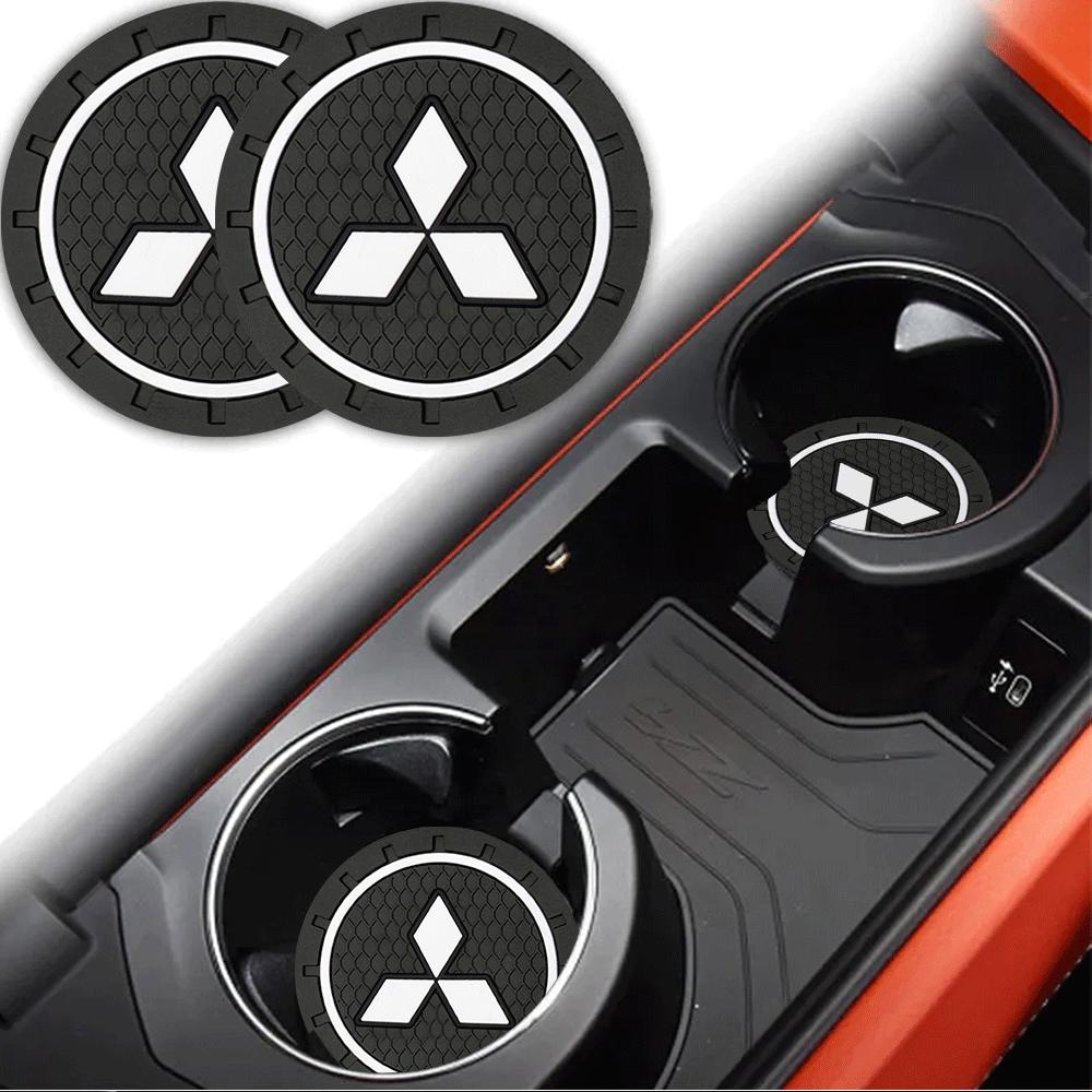 Автомобильный держатель для стакана в салон Нескользящий коврик Подставки под стаканы Для Mitsubishi Lancer Outlander Pajero ASX EX L200 Colt Автоаксессуары