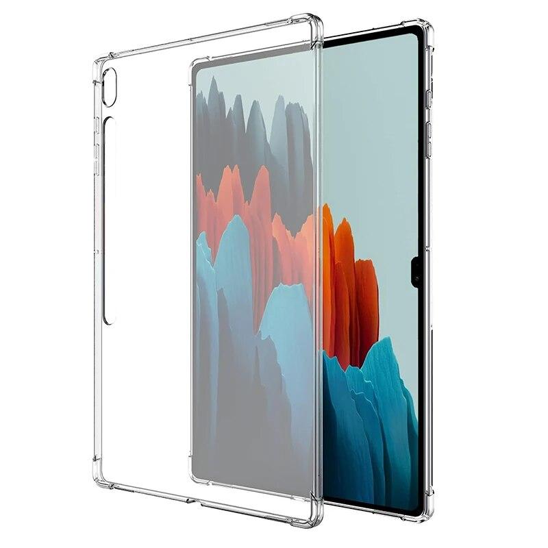 Чехол для планшета Samsung Galaxy Tab S8 S9 ultra 14,6 SM-X910 2023, мягкий чехол из ТПУ Tab S9 S8 S7 11 дюймов FE Plus 12,4 дюйма, чехол