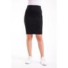 Женская черная юбка-карандаш миди