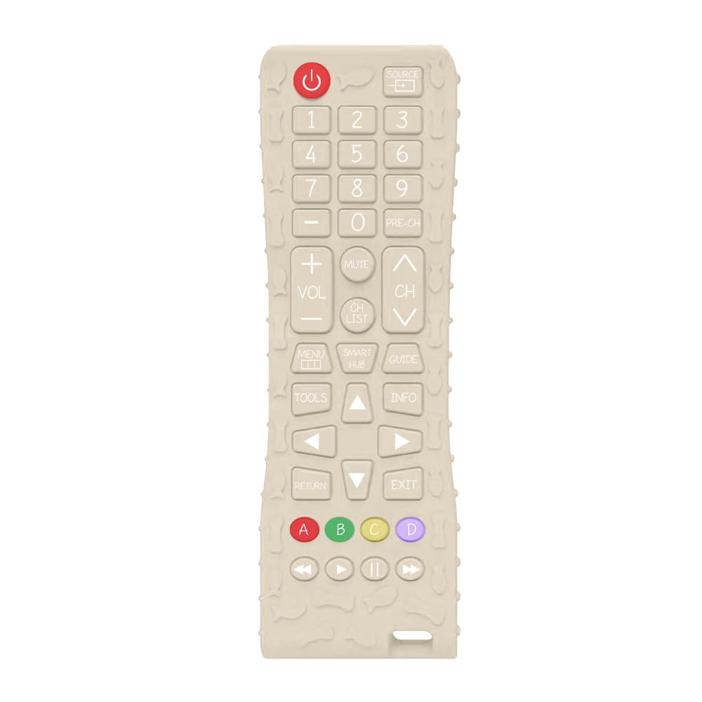 JOYOUTH Baby Silicone Remote Control Teething Toy for Early Educational Baby Chew Finger Baby Ages 3 Months and Silicone Sensory Sensory Baby Birthday