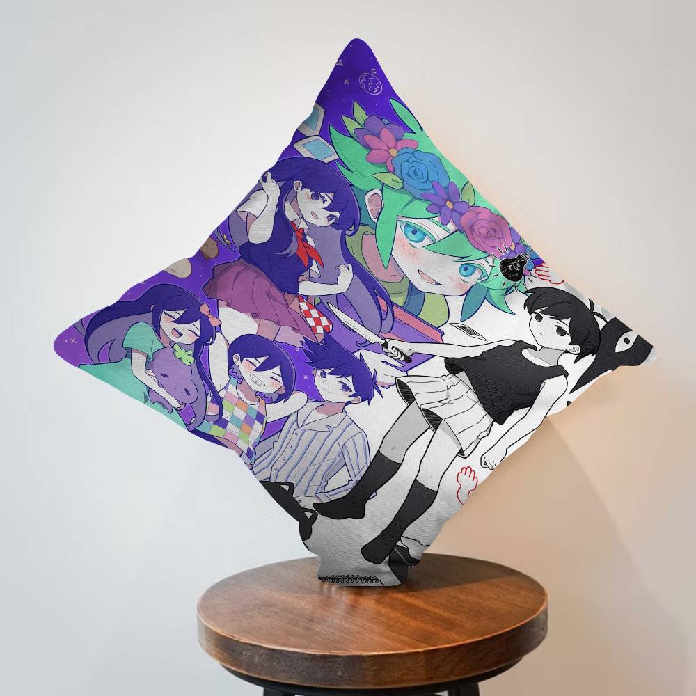 Amine Omori Personalized Pillow Cover Kids Bedroom Wild Party Decor Pillowcase kid Birthday shower Gift