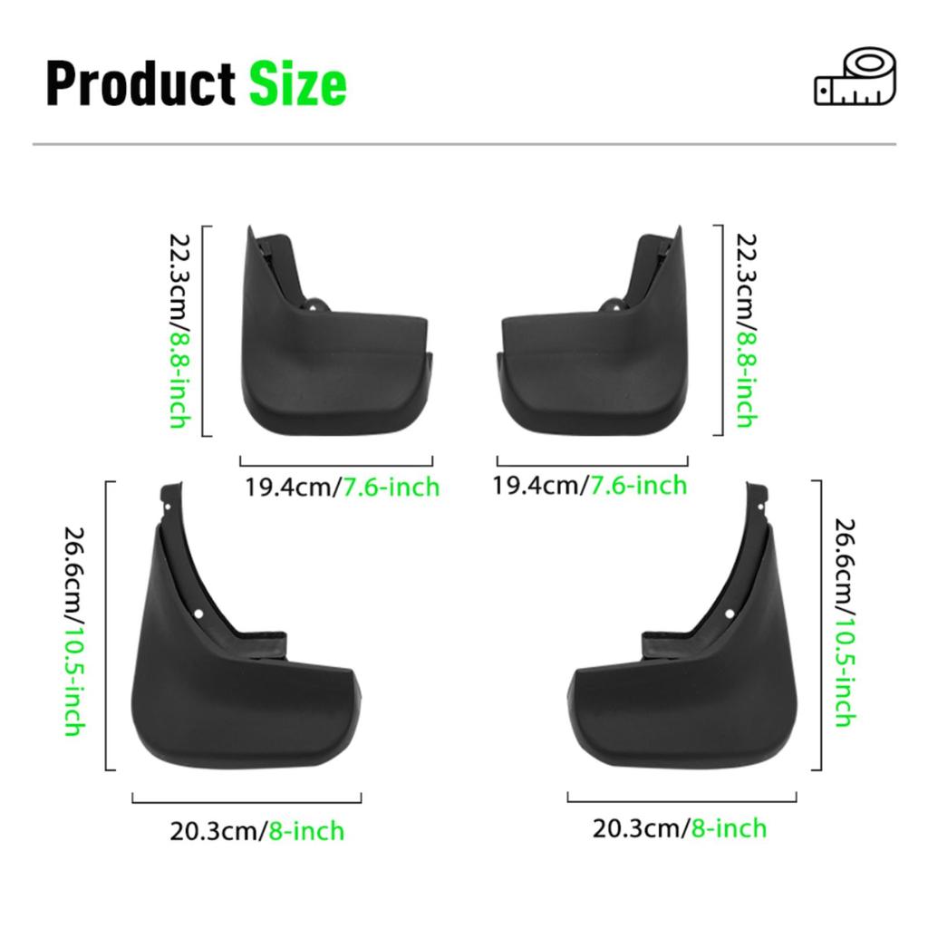 4 ШТ. Автомобильные брызговики, грязезащитные щитки, грязевые щитки для автомобиля, брызговики для A6 C6 СЕДАН 2006 2007 2008 2009 2010
