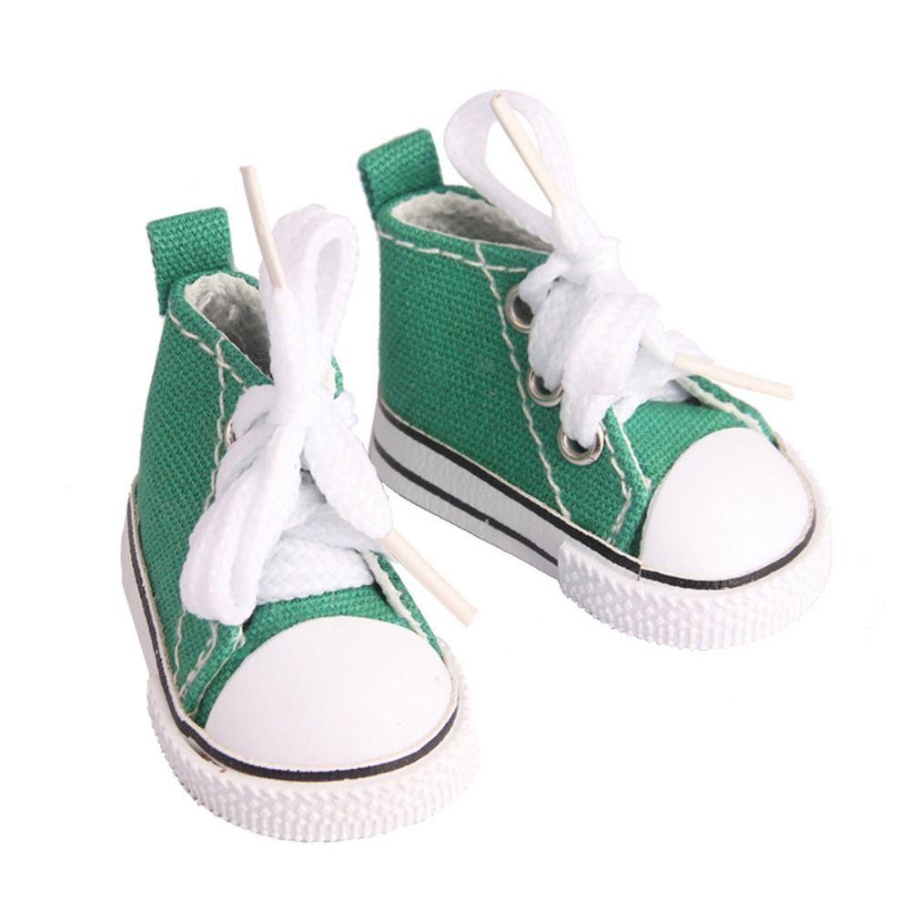 Cute Doll Mini Canvas Shoes Mini Doll Sneakers Doll Casual Canvas Shoes  Girl Toy