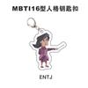 16 Типов личности MBTI Периферийный характер Классический персонаж Сэндвич Акриловый брелок Плакетка Настольное украшение Орнамент Подарок Подставка