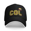 Vintage Colombia Flag Golf Cap Unisex Headwear  Outdoor Travel Adjustable Fit Sun Caps