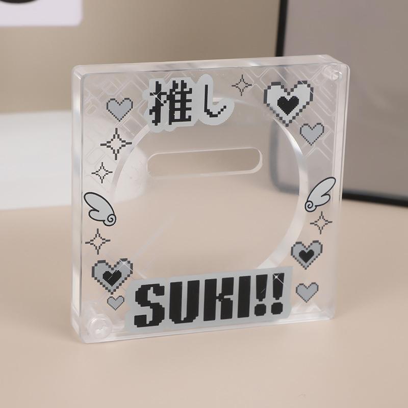 Цветной значок-дисплей, орнамент, акриловый значок серии CD, кирпичный дисплей, милый, полезный, стенд для значков, поклонники, преследующие его