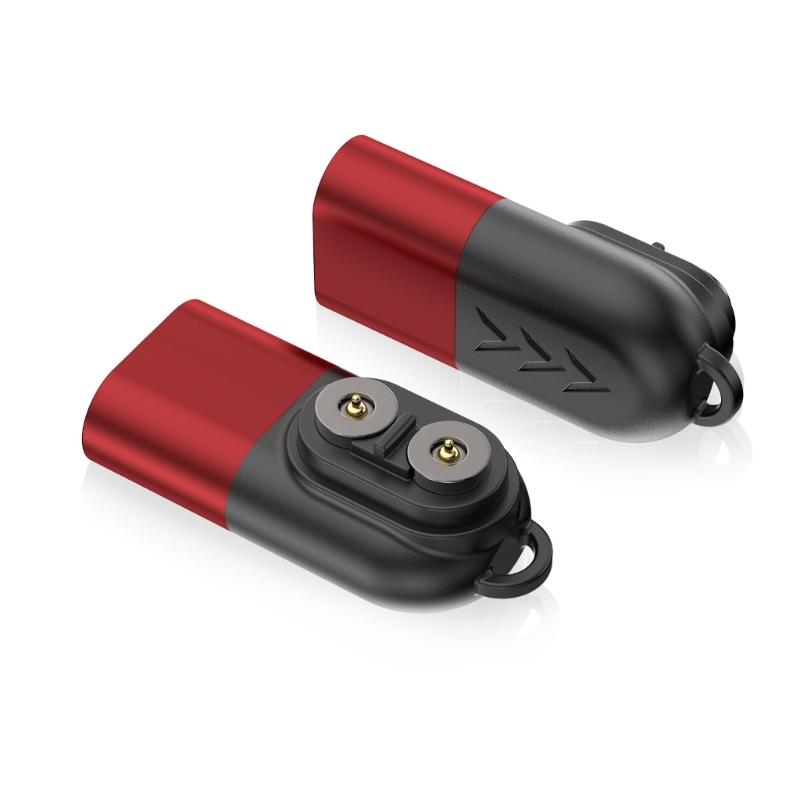 Прочность Металлические разъемы USB C для зарядки для светодиодных фонарей H5R P6R H7R H15R Магнитная конструкция быстрого подключения Использование на открытом воздухе