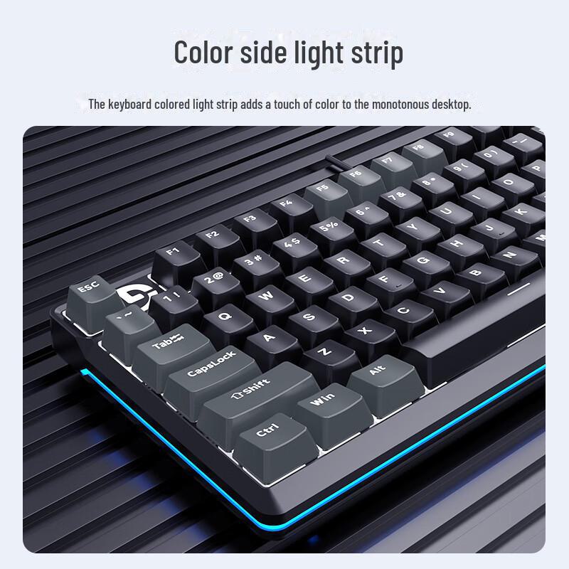 Проводная механическая игровая клавиатура Fuller K99: 99-клавишная универсальная клавиатура для настольного компьютера, ноутбука, офиса, киберспорта, интернет-кафе.