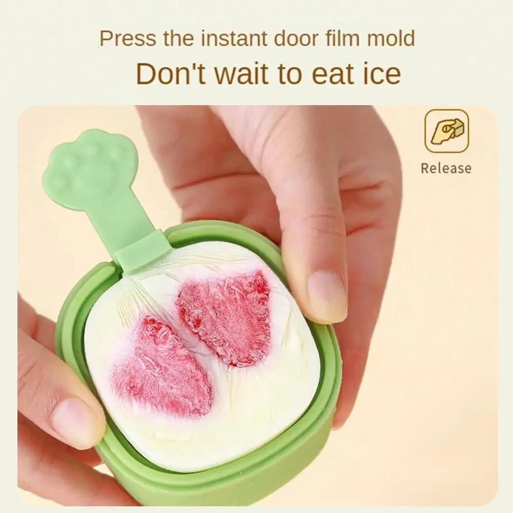 Cartoon Ice Cream Rubber Mold Rubber Popsicles Mold Easy to Use Cheese Stick Mold Home