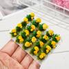 Miniature Flower Cluster Static Grass Tufts Micro Landscape Scene Model Sand Table Layout Garden Wargame Material Accessories