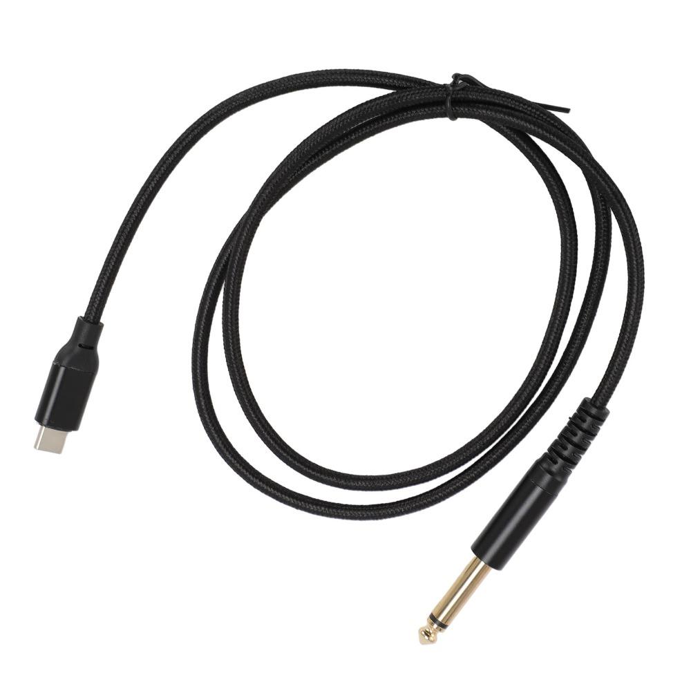 1/4 Inch USB C to TS Cable Plug and Play USB Type C Audio Cable  Electric Guitar