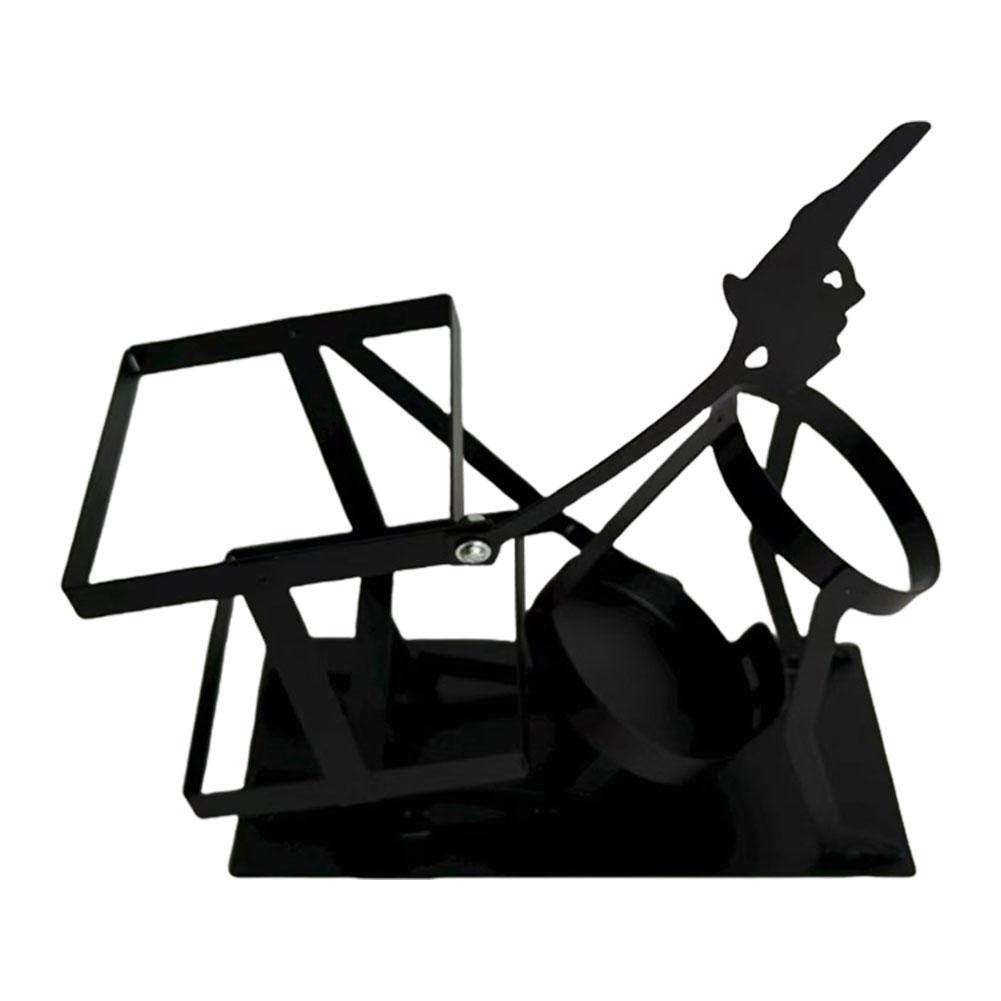 Skull Wine Bottle Stand Skull Skeleton Design Wine Holder Skull Metal Wine Rack for Home Kitchen Bar Table Decoration