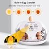 Egg Incubator for Hatching with Automatic Egg Turning Led Egg Test Lamp Clear Lid Easy To Wash 16