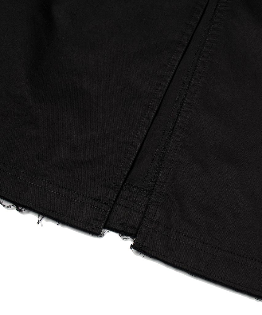 Pallet Long Cargo Shirred Skirt Black