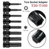 1 шт. 78 мм Длина Torx Головка Метрическая 1/2 Дюйма Хвостовик Трещотка Адаптер для Головки Электрической Дрели