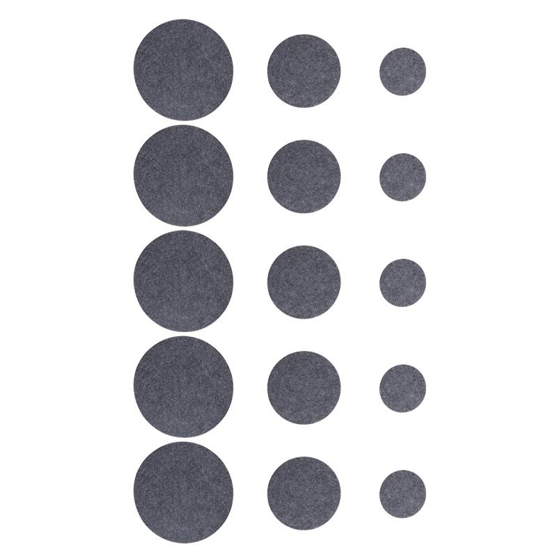 15PCS Pot Pan Felt Protectors Heat Resistant Divider Pads 3 Sizes Prevent Scratching Cookware Kitchen Mats