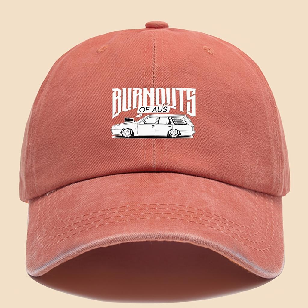 Trendy style pattern car culture theme printed baseball cap trucker hat dad hat