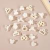 White Mini Pearl Hair Claw Women Girls Plastic Geometric Flower Crab Claw Clip Small Hairpins Hair Crab Girls Hair Briads Tools