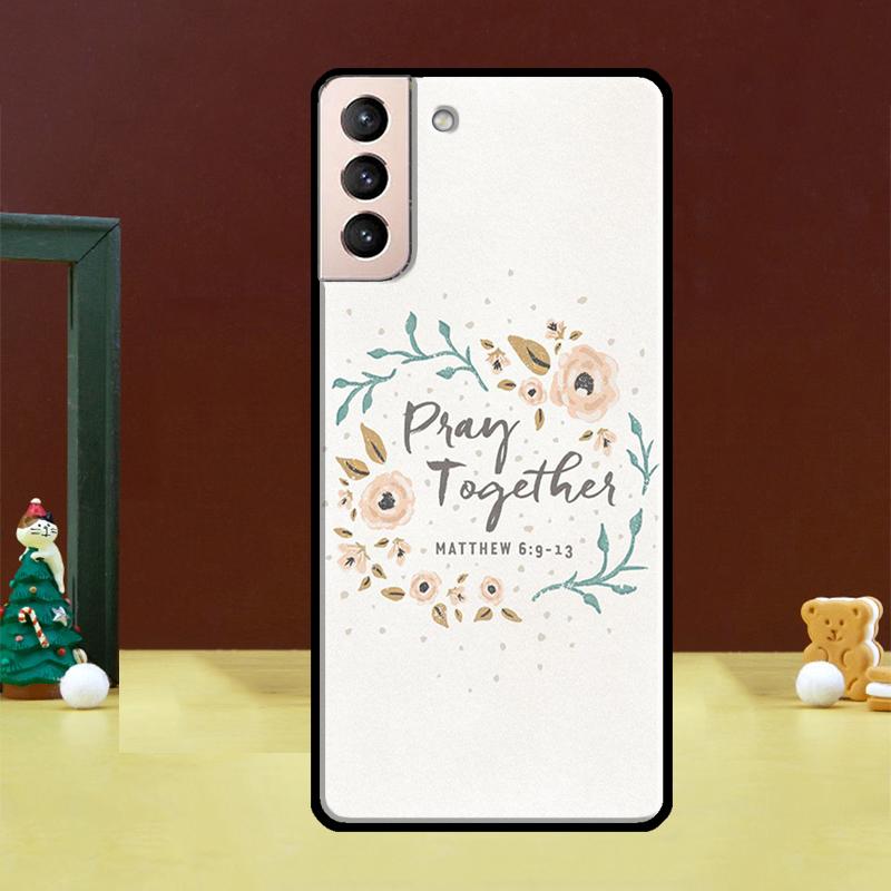 Чехол для телефона с цитатами из Библии для Samsung Galaxy S25 Ultra S20 S21 S22 S23 S24 Ultra S24 FE S9 S10 Plus