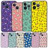 Чехол Funda для Apple iPhone 14 11 13 7 12 Pro 7 XR XS Max 8 Plus 6 14Pro 13Mini черный мягкий чехол для телефона с изображением мультфильма «Покемон Пикачу»