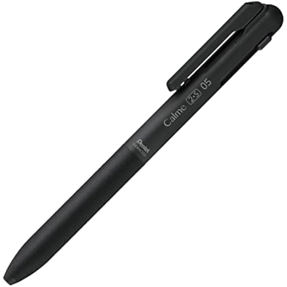 Многофункциональная шариковая ручка Pentel BXAW355A Calme Ballpoint Pen 0.5 Острая 0.5 Черная