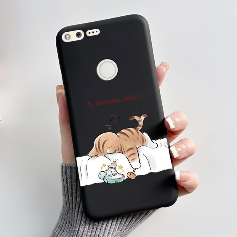 Роскошный Милый Кролик Любовь Мультяшный Забавный Чехол Для Google Pixel XL Pixel1 1 XL Черный Силиконовый Мягкий Чехол Для Телефона Защитная Задняя Крышка