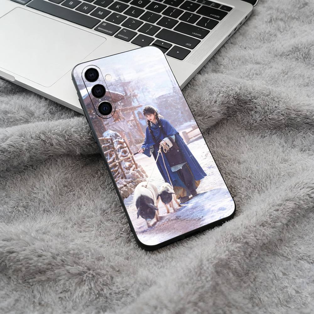 Сериал Pursuit of Jade Черный Мягкий Силиконовый Чехол для Телефона для Samsung Galaxy A73, A71, A72, A70, A53, A52, A51