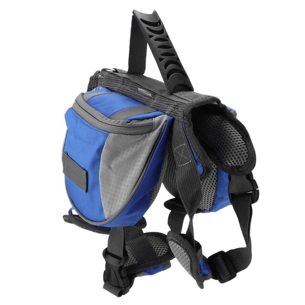 Седельные сумки для собак, походный рюкзак со светоотражающей полосой, седельная сумка для маленьких, средних и больших собак