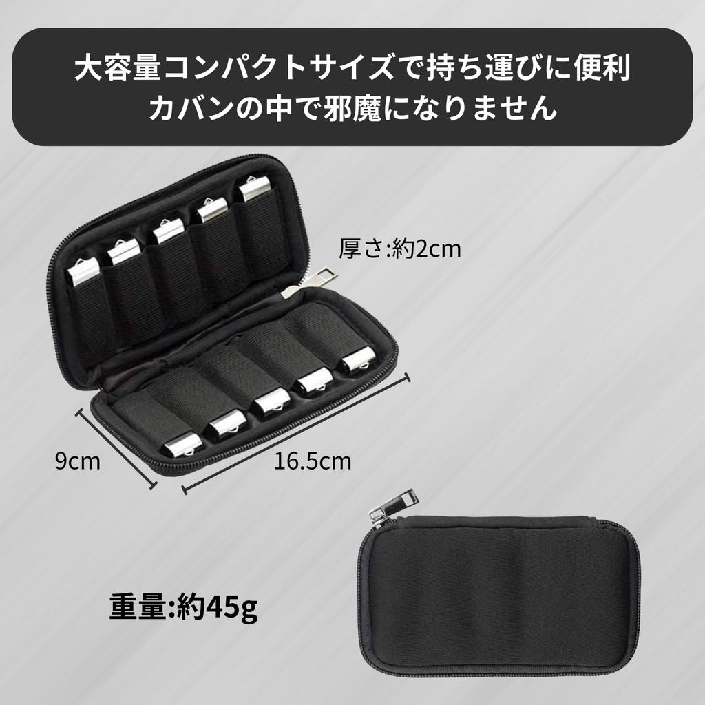 Чехол MagZen для USB-флешек, 2 шт., вмещает 10 флешек, застежка-молния, пылезащитный, ударопрочный, внутренний пакет для флешек, хранение