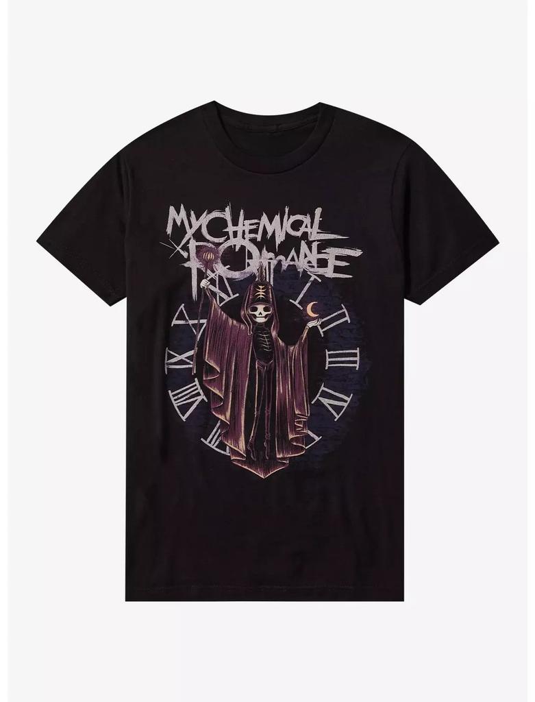My Chemical RoUnisexce Black Parade Футболка Унисекс Одежда Женская футболка Летняя Новая Высококачественная Уличная одежда Хлопковая футболка