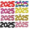2025 Фольгированные шары с короной и цифрами С Новым годом Украшение для вечеринки Фотобудка Реквизит Товары Рождественский домашний декор Навидад 2024