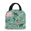 Сумка для ланча Horses And Flowers, изолированная, водостойкая, многоразовая, для пикника и путешествий