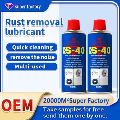 KS40 Удаляет ржавчину и смазывает болты, дверные замки, окна, винты, цепи и железо.