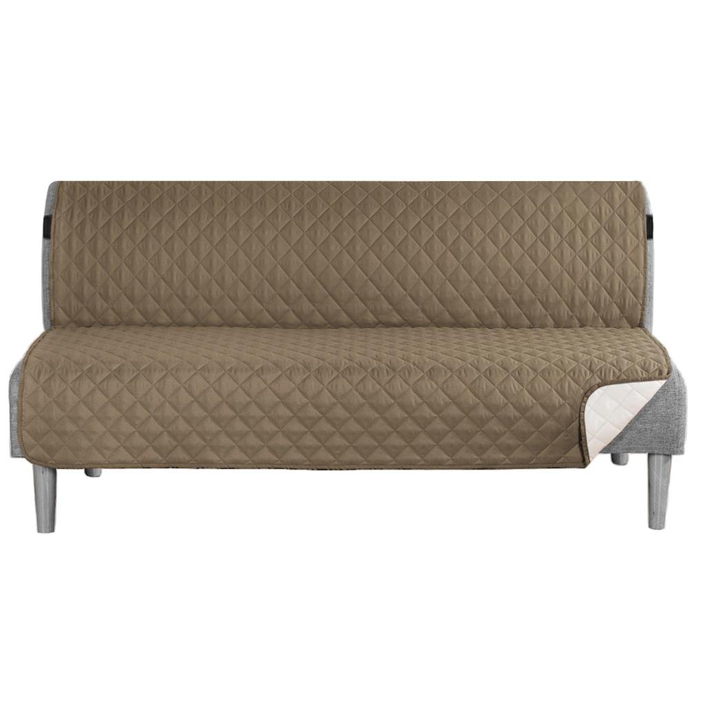 Waterproof Quilted Sofa Covers Reversible Pet Mat Furniture Couch Protector Arm Sofa Covers Non-slip Futon Slip Covers Room Deco