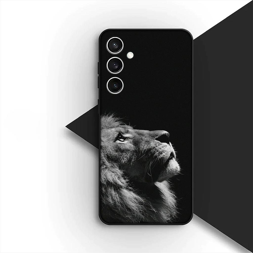 Чехол для Apple iPhone 17 Pro XS Max Air 6 7 8 Plus 5 + SE 2022 SE2 16E Чехол для телефона Защитный чехол Лев Выслеживающий Волк Искусство