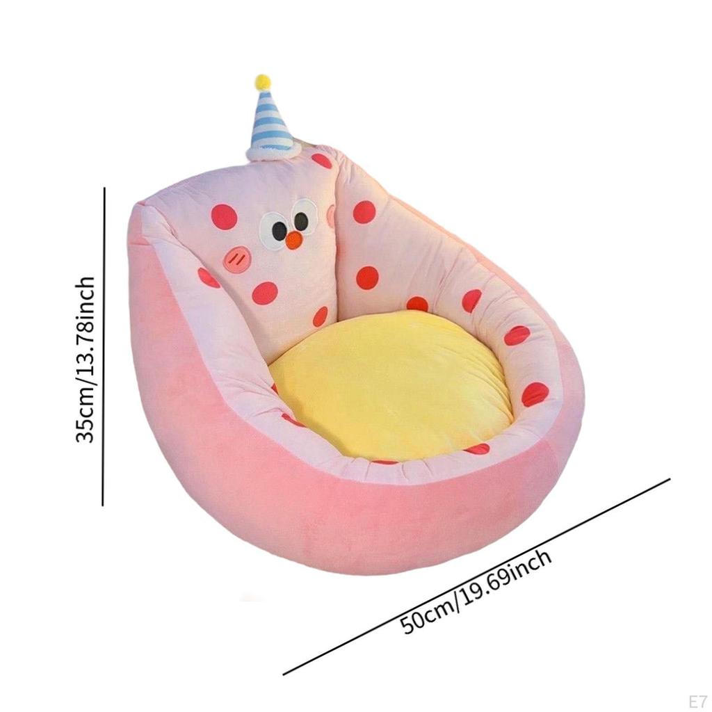 Подушка Стул Удобный Мягкий Мультяшный Напольный для Игровой Комнаты в Помещении Детской Комнаты Ясельных Комнат Девочек