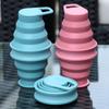 Explosions Folding Cup Traveling Silicone Sports Kettle Portable Telescopic Card Handy Cup Gift