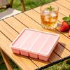Силиконовая форма для кубиков льда, лоток для морозильной камеры с крышкой, многосекционная форма для замораживания длинных кубиков льда, бульона