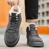 Winter Casual Sneakers Versatile Men's Thick Snow Boots Warm and Cold Retro Casual Shoes Mid Top Board Shoes
