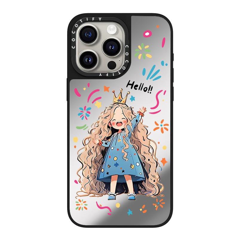 Чехол 'Королева' для Apple 16promax для IPhone15plus/14/13/12 Высококлассный 'Девочка' 11