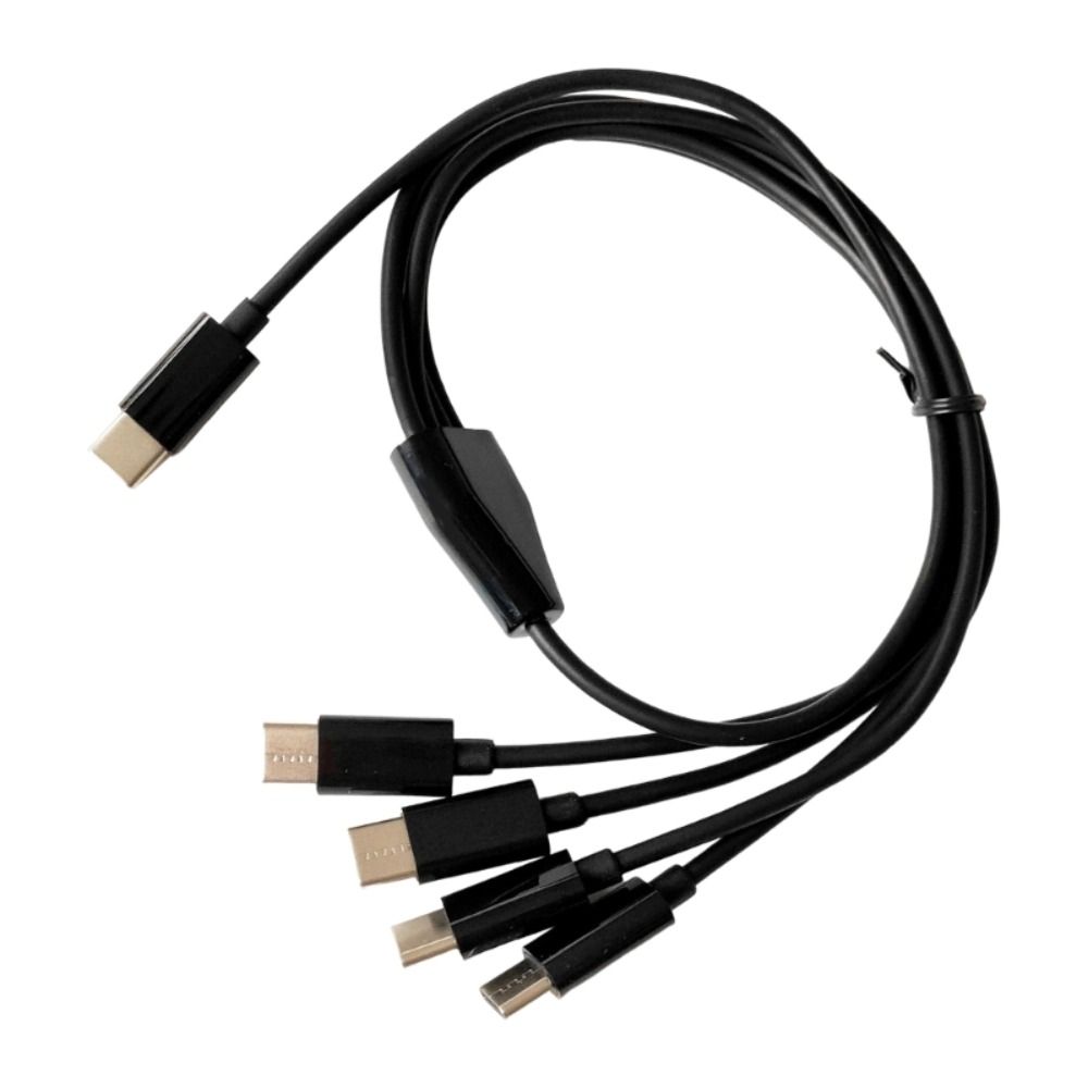 One Drag Four USB To 4 Port Type C Cable Charger Cable Type C To 4 Type C Wire Power Supply Cord