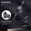 3 In 1 Retractable Data Cable Car Interior Phone Charging Wire Accessories For Volvo Xc60 Xc90 V40 V60 S60 V50 V90 S80 C40 XC40